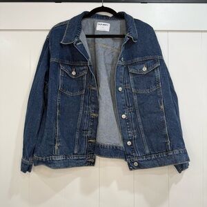 Old Navy Dark Blue Jean Jacket